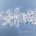 White Cluny Modern Lace Trim